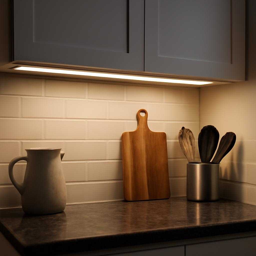 подсветка для кухни под шкафы светодиодная