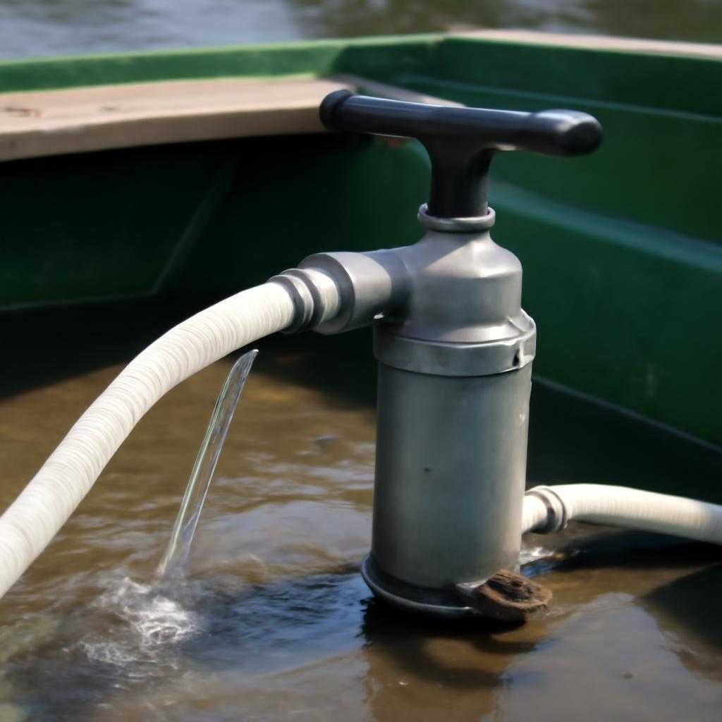 помпа для откачки воды в лодке